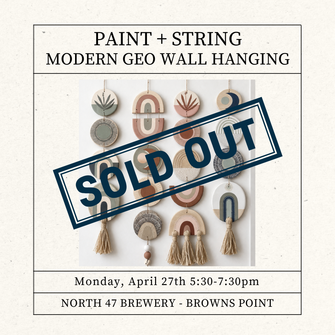 Paint + String: Modern Geo Wall Hanging Workshop
