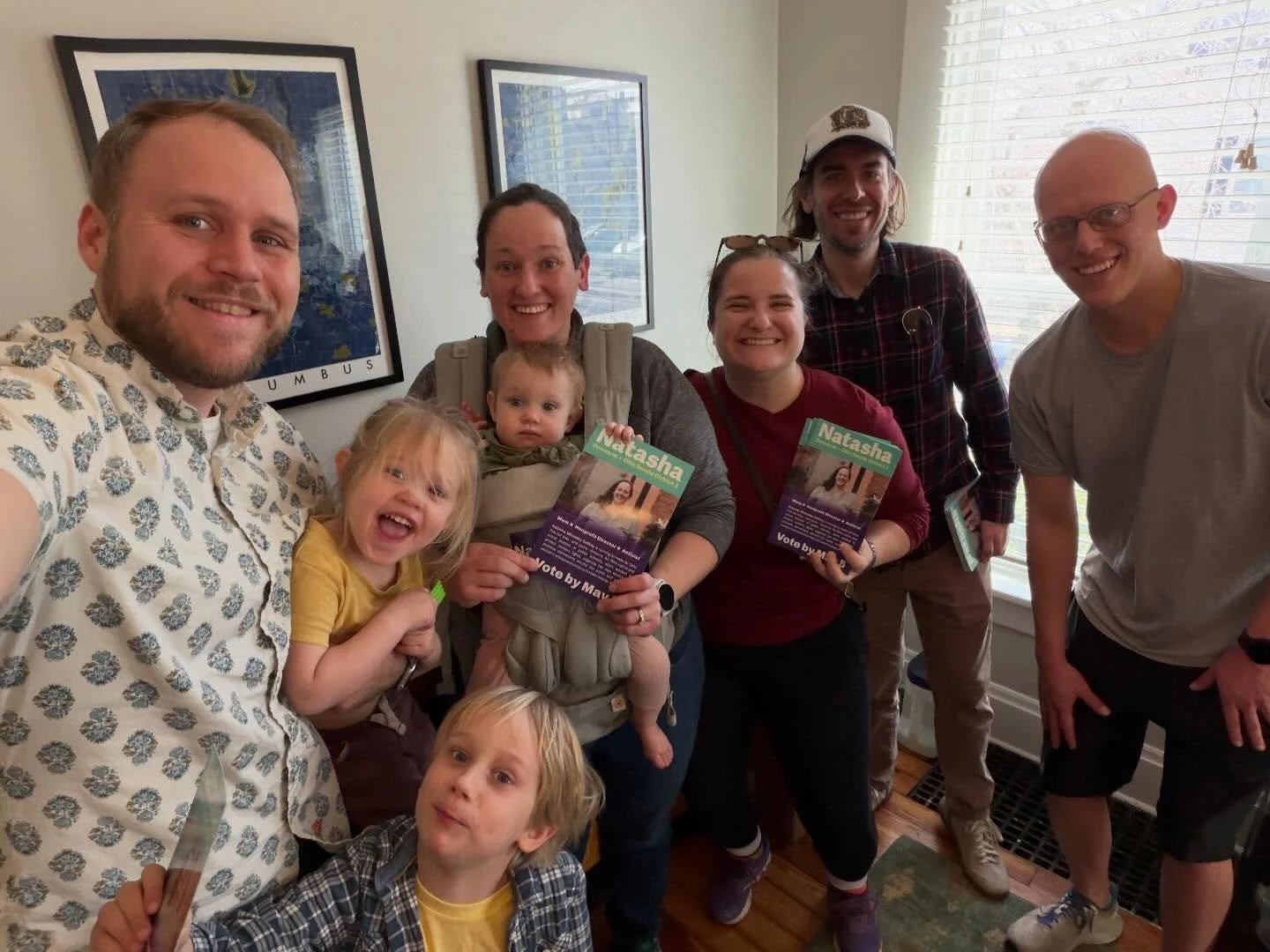 Had a fun official canvass kick-off today. The youngest and I had some great conversations at the door. My other kids are experienced canvassers and they finally got in on the action too. Our campaign is a listen-first campaign which makes for great 