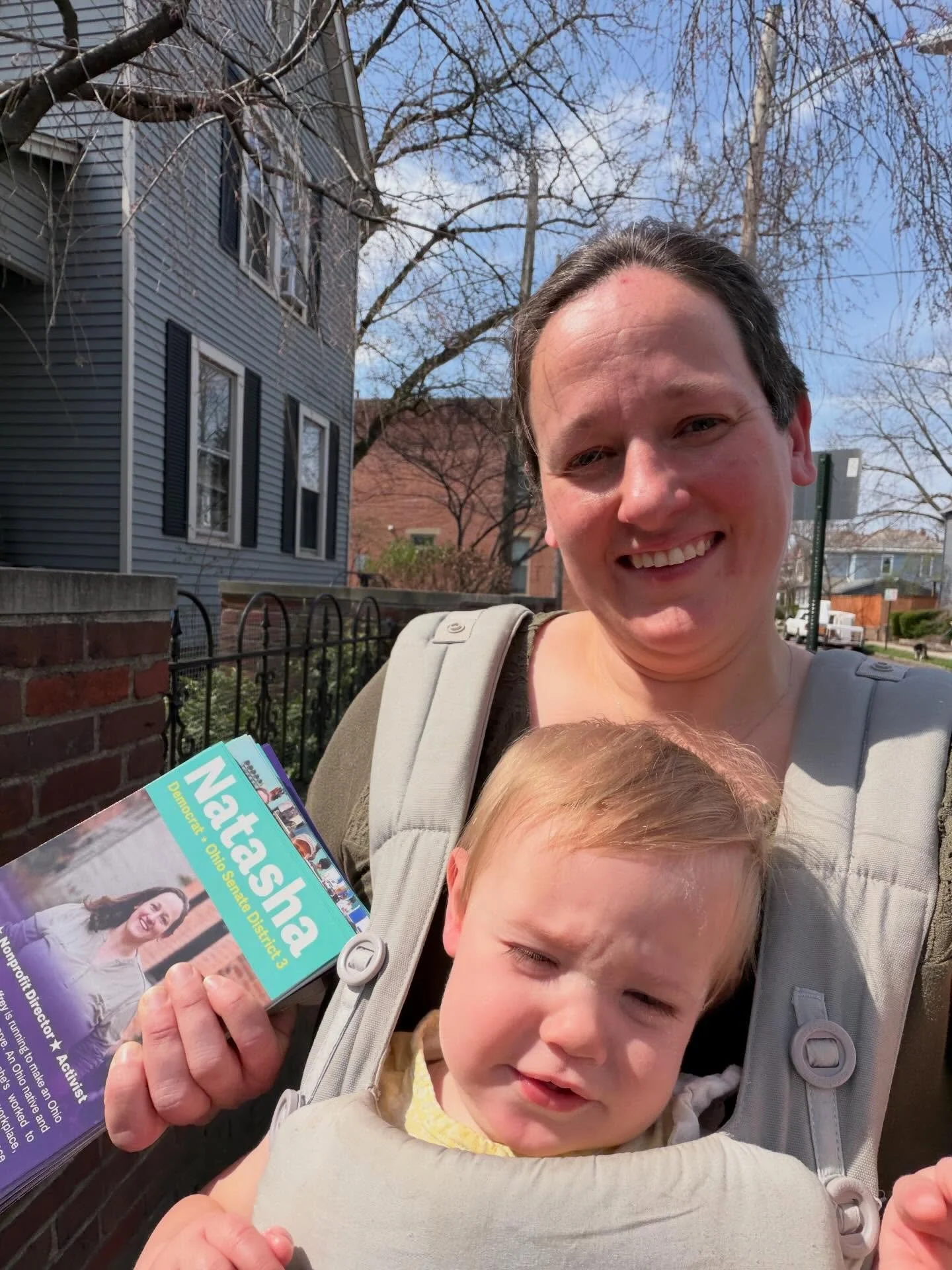 Canvassing posts are now regular content. Join us to talk to your neighbors next time. Natashaforohio.com/volunteer