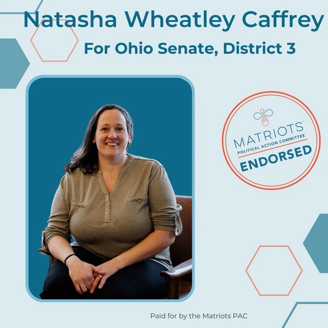 ‼️🚨ENDORSEMENT ALERT 🚨 ‼️ Thrilled to announce that the @matriotsohio have given me their endorsement in the May Primary! Don&rsquo;t forget Primary Day is May 5, Voting Starts April 7. And be sure to learn more about the incredible work the Matrio