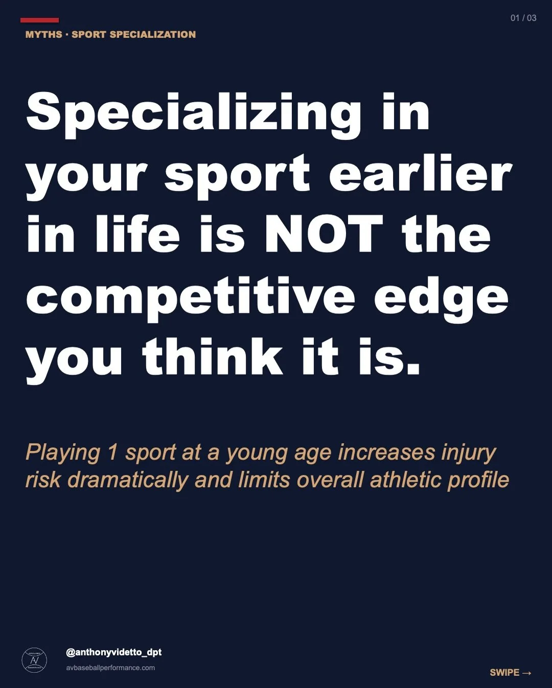 Be the 3 sport athlete who plays baseball from February-August. Some of the best MLB players were 3 sport athletes in high school. 

We know that early sport specialization can lead to injury risk. If you&rsquo;re going to chose baseball early on in 