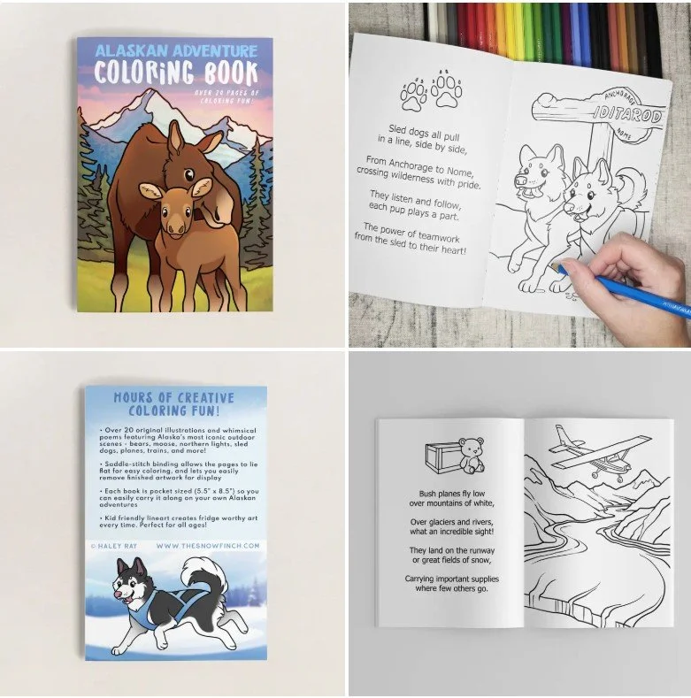 Alaskan Adventure Coloring Book