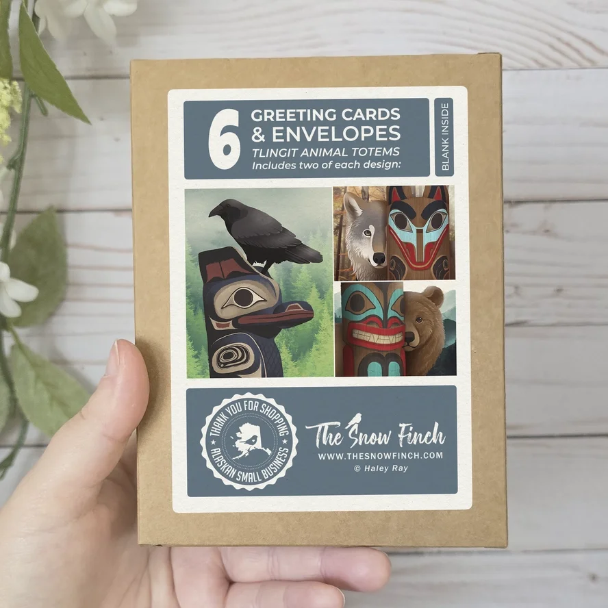 Alaska Totem Greeting Card Box Set