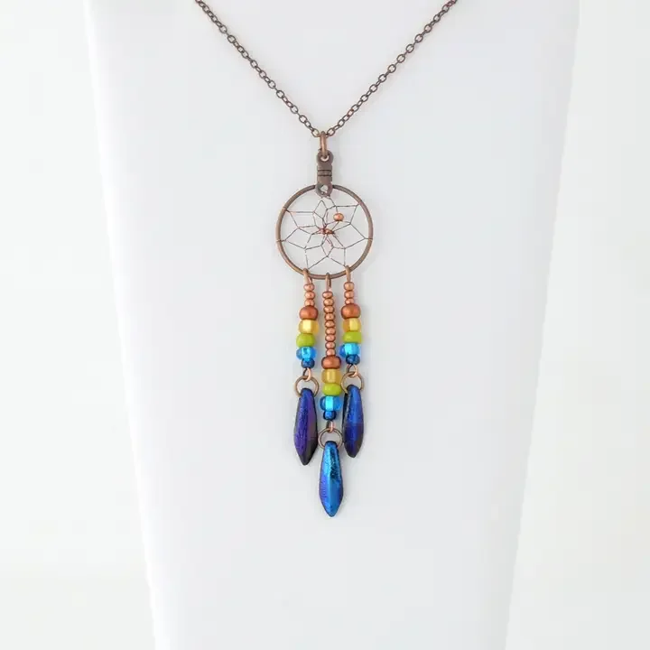 Prismatic Dream Catcher Necklace