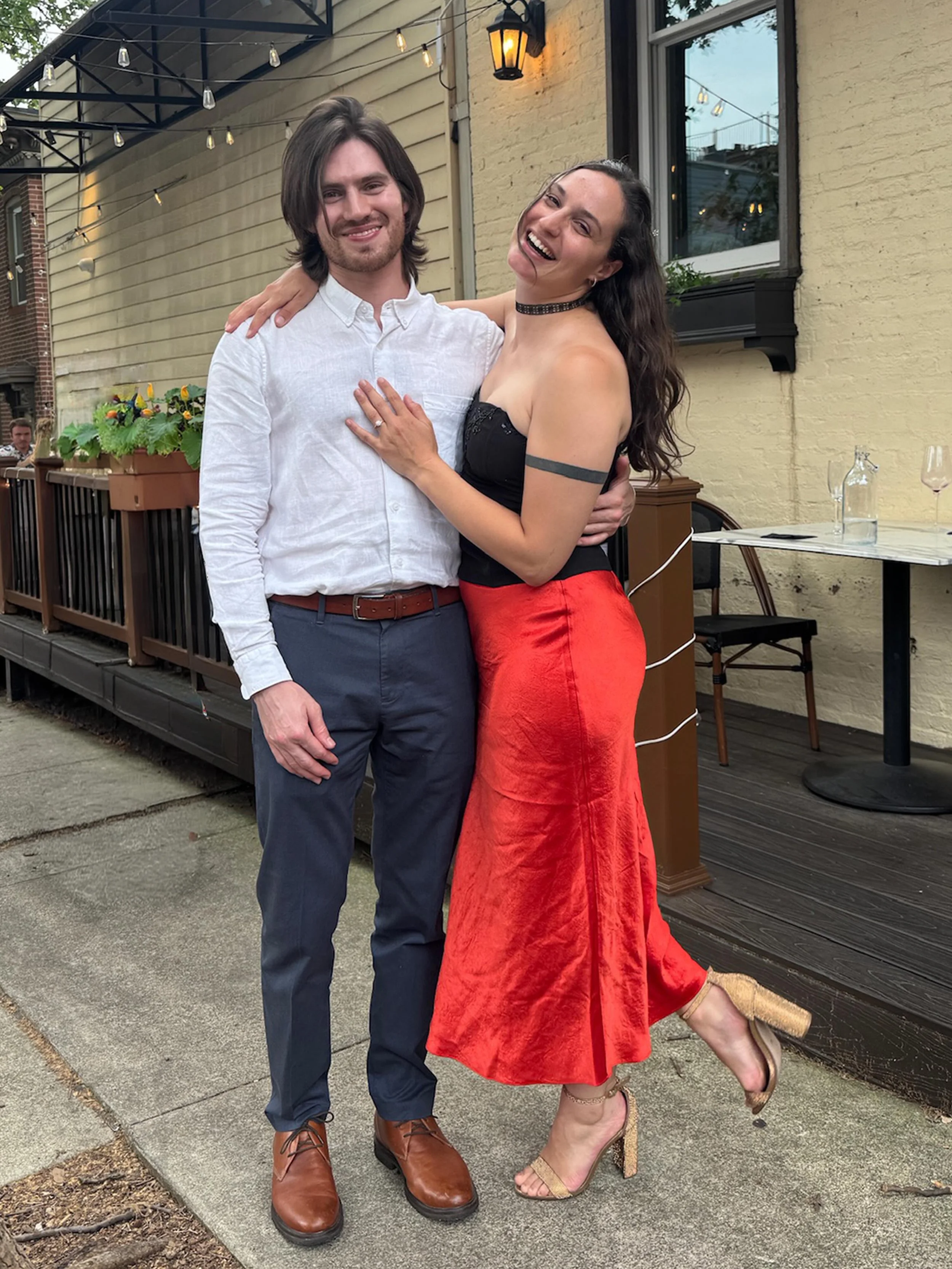 Easiest decision of my life. Here&rsquo;s to continuing to make each other laugh forever (you on purpose and me because I am a clumsy dork). Thank you for asking me to marry you. You have good taste. 💅🏼

Okay but seriously, y&rsquo;all, this man is