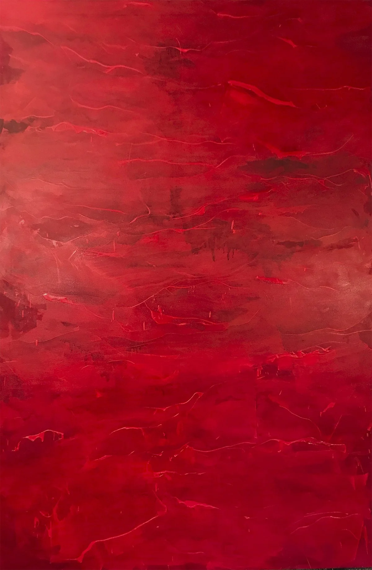 Dancing at Dusk 
213 x 127 cm -Acrylic and Oil on canvas  
