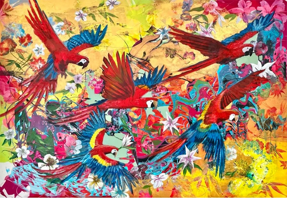 Guacapop 
140 x 200 cms - Acrílico s/tela  
 Consultar 