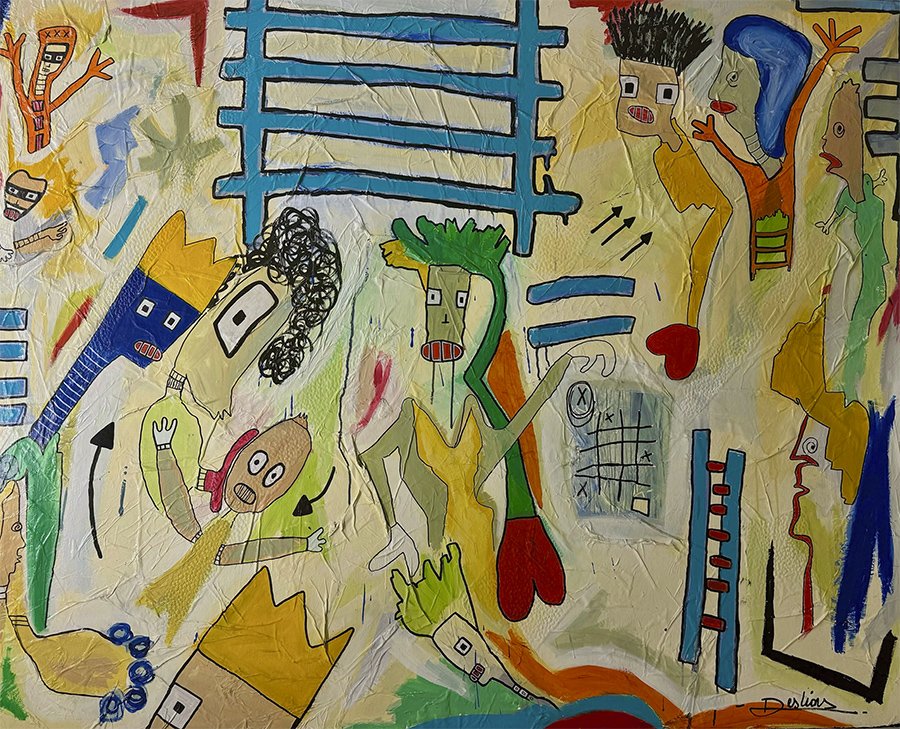 Corpo Corpus 
113 x 145 cms - Mixta sobre tela  
 Inquire 