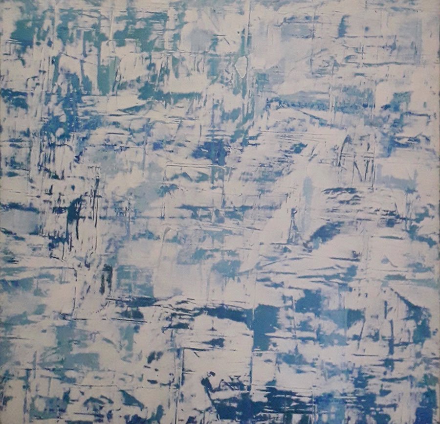 Sin Título II 
120 x 120 cms - Mixta sobre tela  
 Inquire 