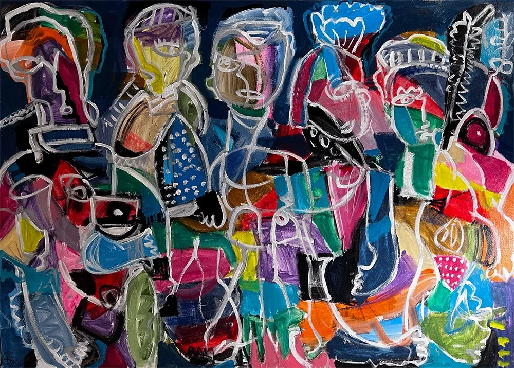 Almas Enlazadas 120 x 170 cms 