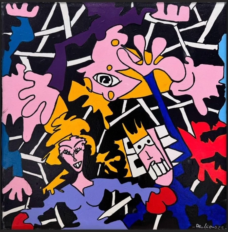 Don´t Look Back 
40 x 40 cms - Enmarcada - Acrílico s/tela  
 Inquire 