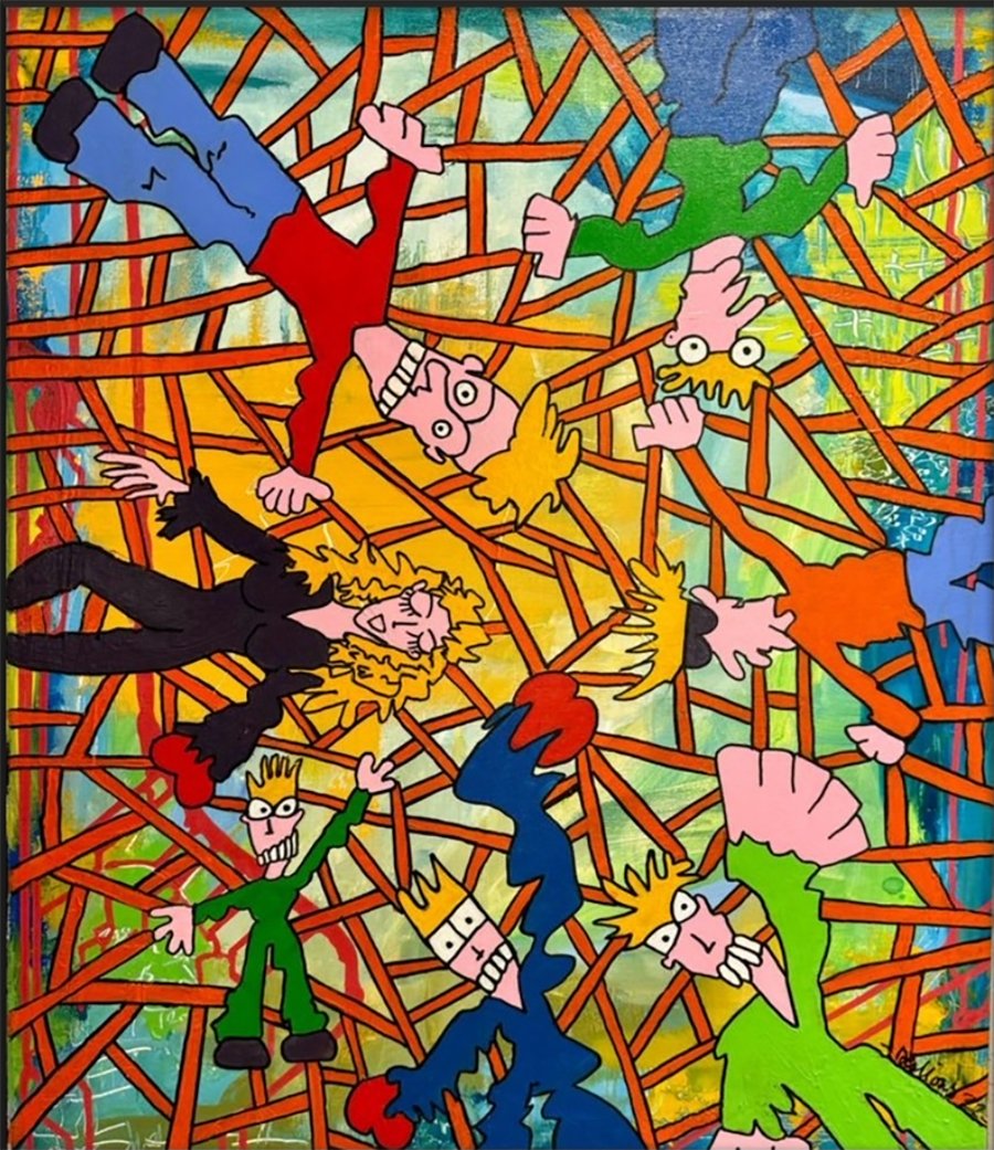 Jump 
73 x 60 cms - Acrílico s/tela  
 Inquire 