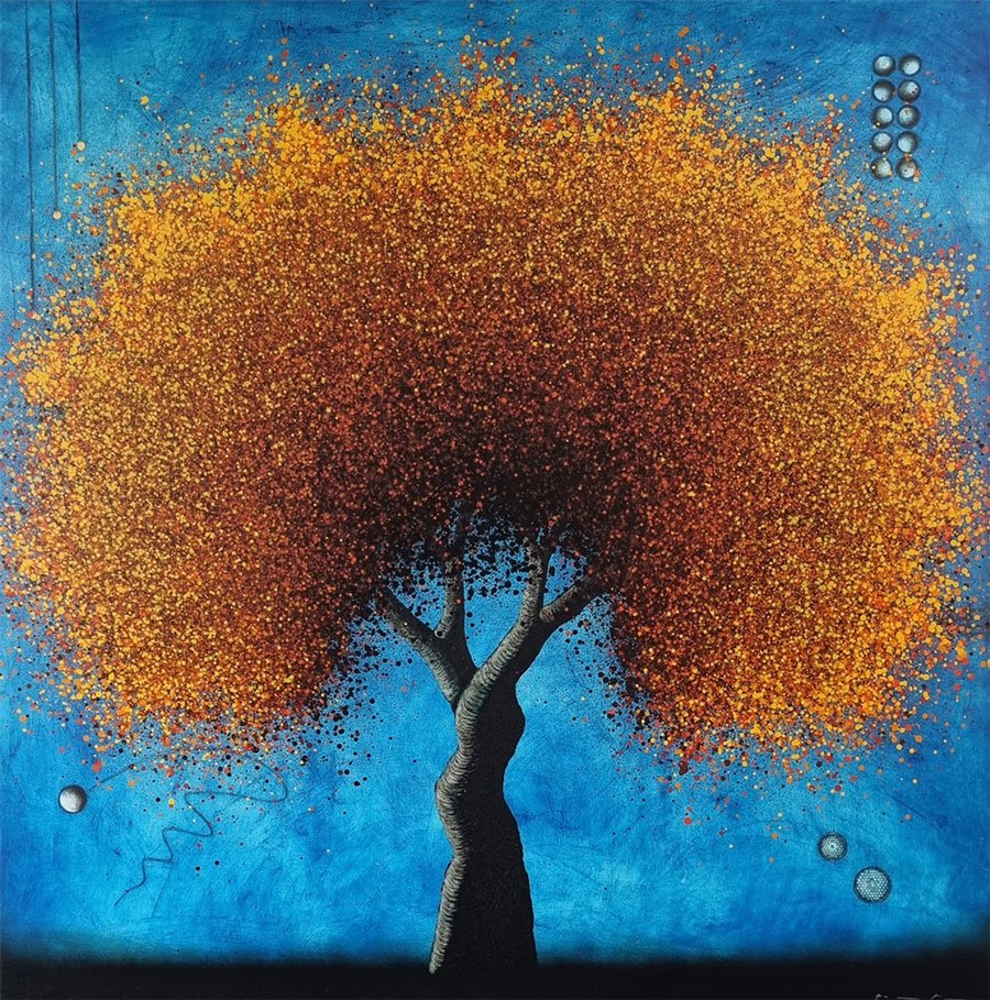 Desde el Silencio 
200 x 200 cms - Óleo s/tela  
 Inquire 