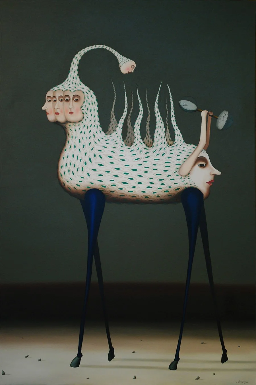 Ya No Mires Atrás 
182 x 122 cms - Óleo sobre tela  
 Inquire 