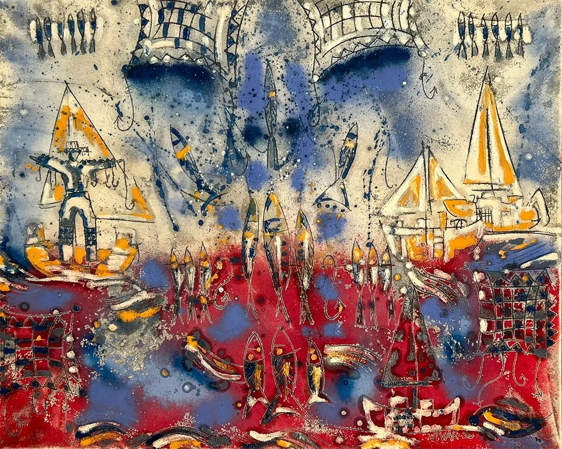 Los pescadores de altamar 
80 x 100cms - Mixed on canvas  

 
 Check price and availibity 
 

 
 
Check price and availibity 
 