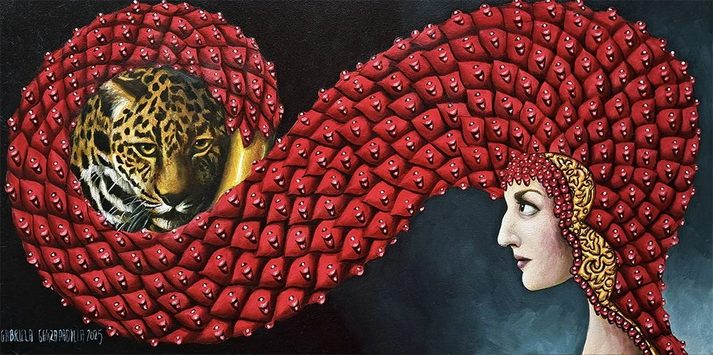 Instinto 40 x 80 cms. Oleo s/tela 