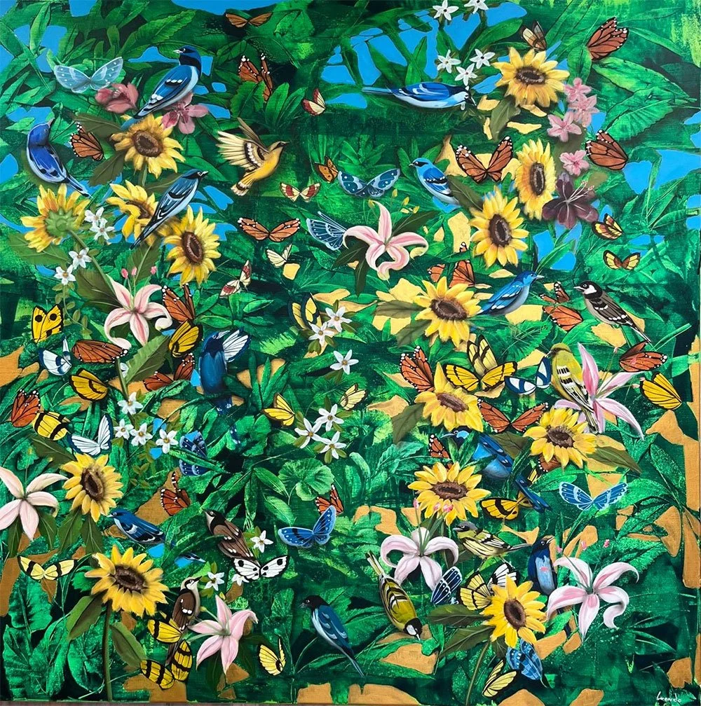 Primavera 
140 x 140 cms - Acrílico s/tela  
 Consultar 