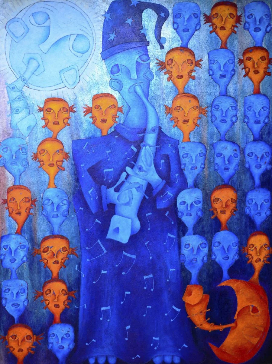 El Encantador de Mi Tierra 
200 x 160 cms - Mixta s/tela  
 Inquire 