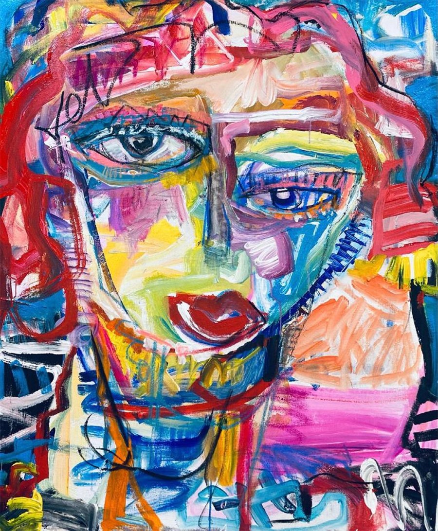 La Mirada 
120 x 100 cms - Mixta s/tela, 2021  
 Inquire 