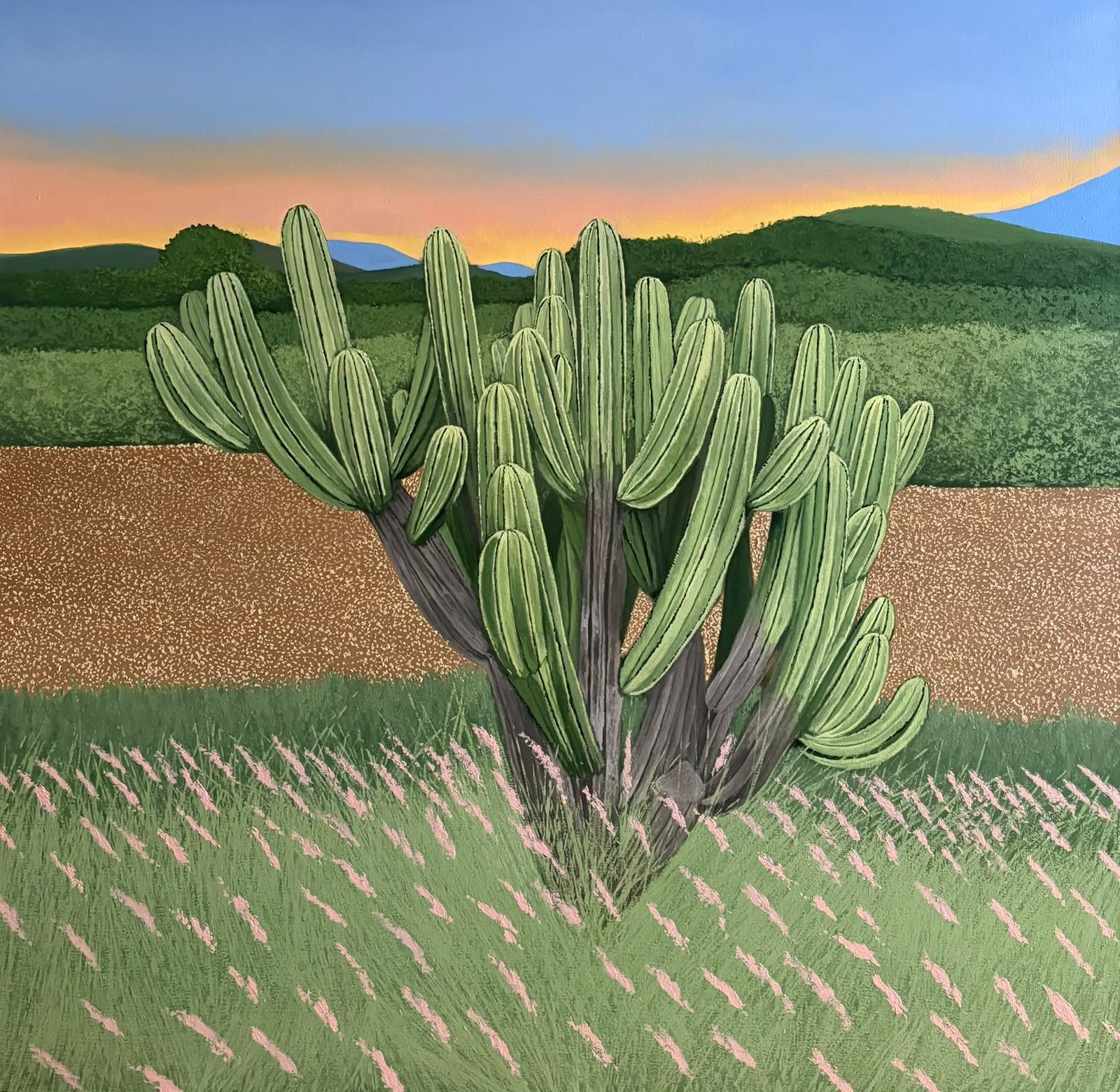 Guardianes del amanecer 
120 x 120 cms -Oil on canvas  
 Inquire 