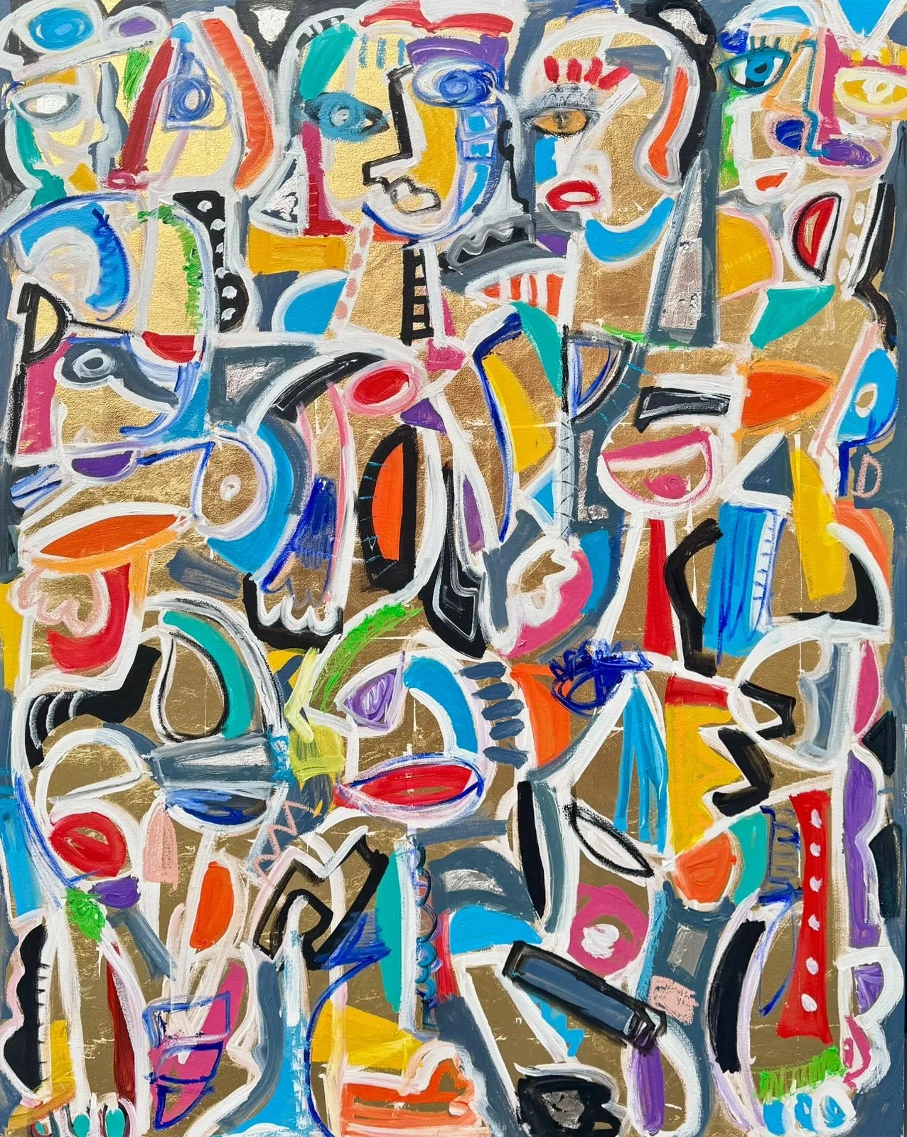 De la serie Convivi0  
150 x 120 cms - Acrylic on canvas   
 Inquire 