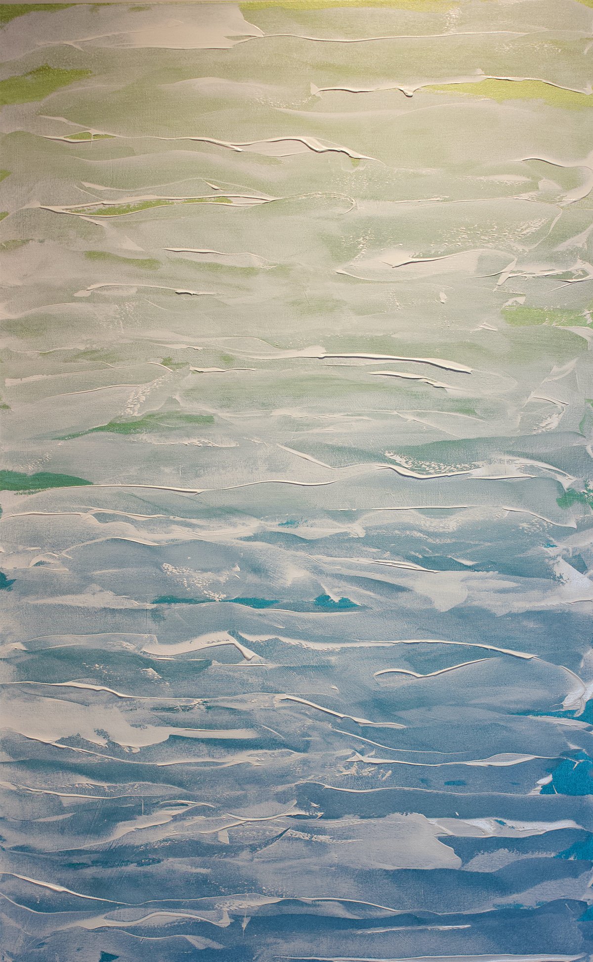 Wave Dance 
213 x 107 cm -Acrylic and Oil on canvas  
