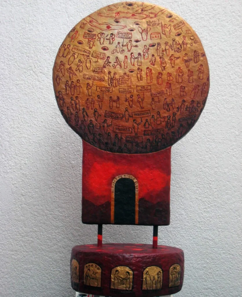 Cimientos 
24 x 40 x 65 cms - Mixta Acrlico - Obradoscaras  
 Inquire 