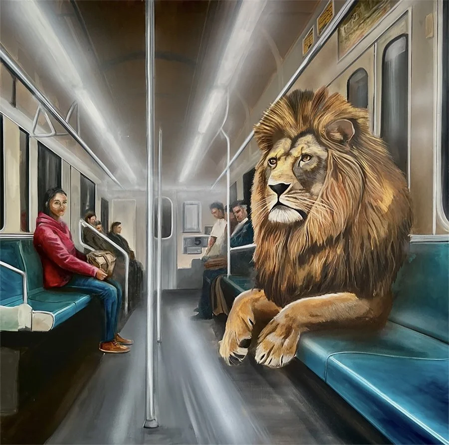 Metro Etiopía 
140 x 140 cms - Acrilico s/tela  
 Consultar 