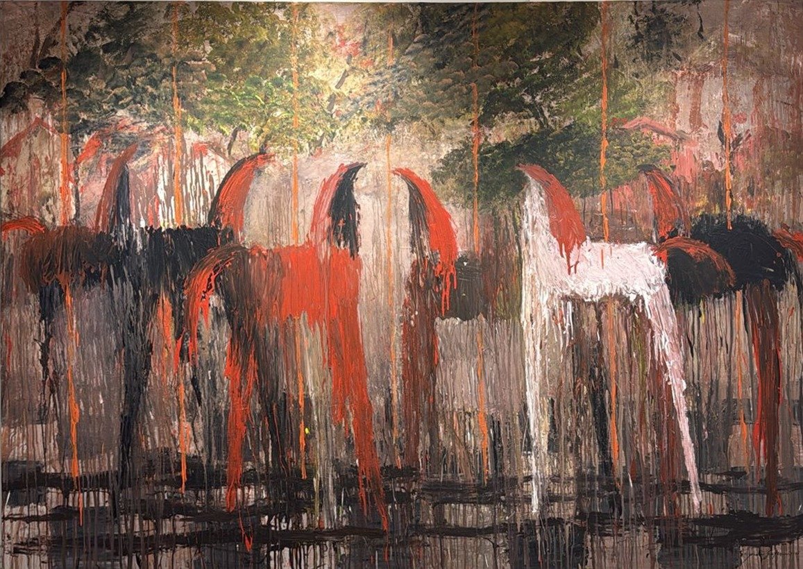 Sin Título 
200 x 200 cms - Acrílico s/tela  
 Inquire 