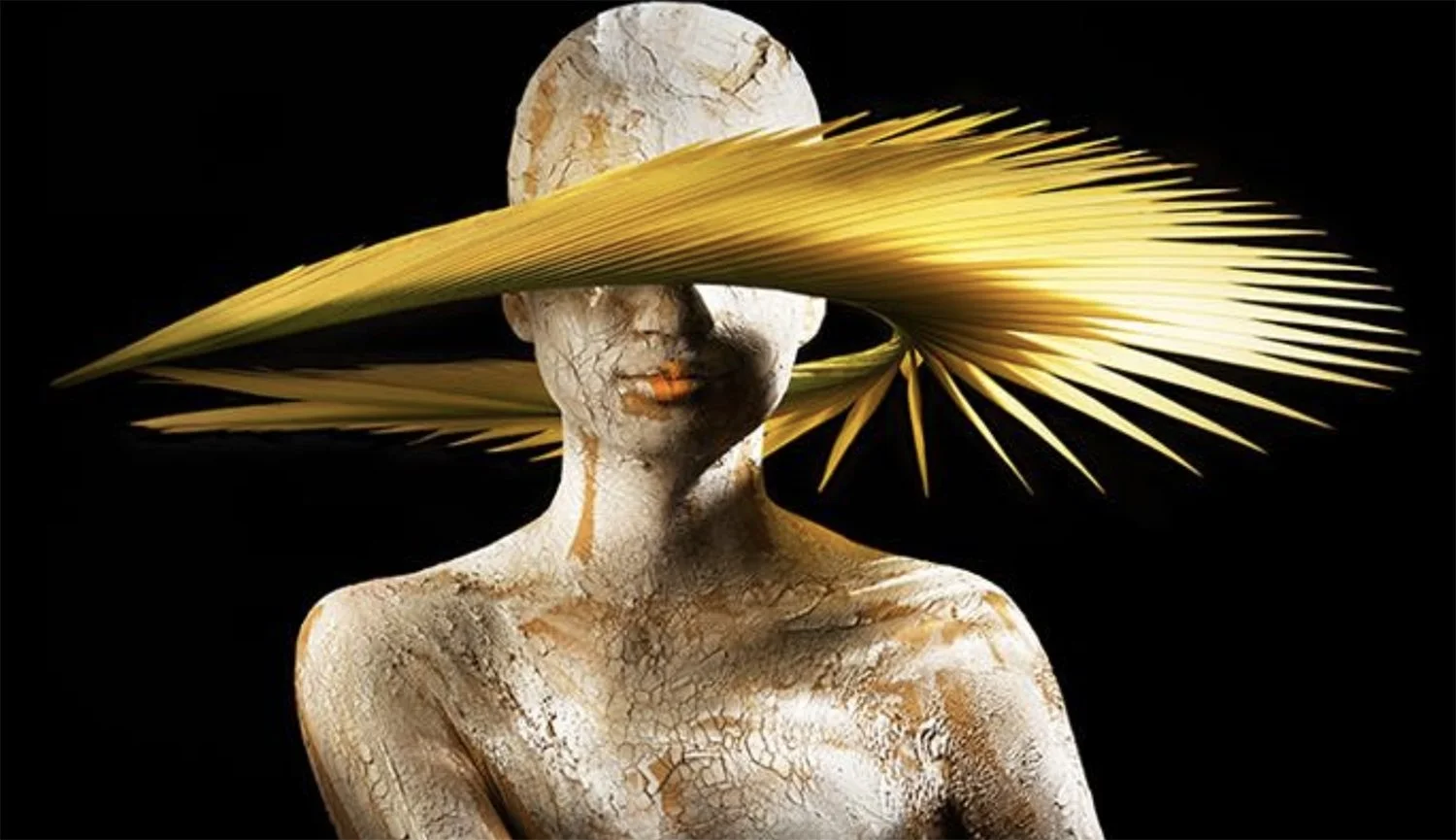 Radiante 
136 x 191 cms - fotografia de autor realizada mediante composiciones escenograficas, pintura e iluminacion controlada. integra elementos organicos aplicados directamente en el cuerpo humano   
 Inquire 
