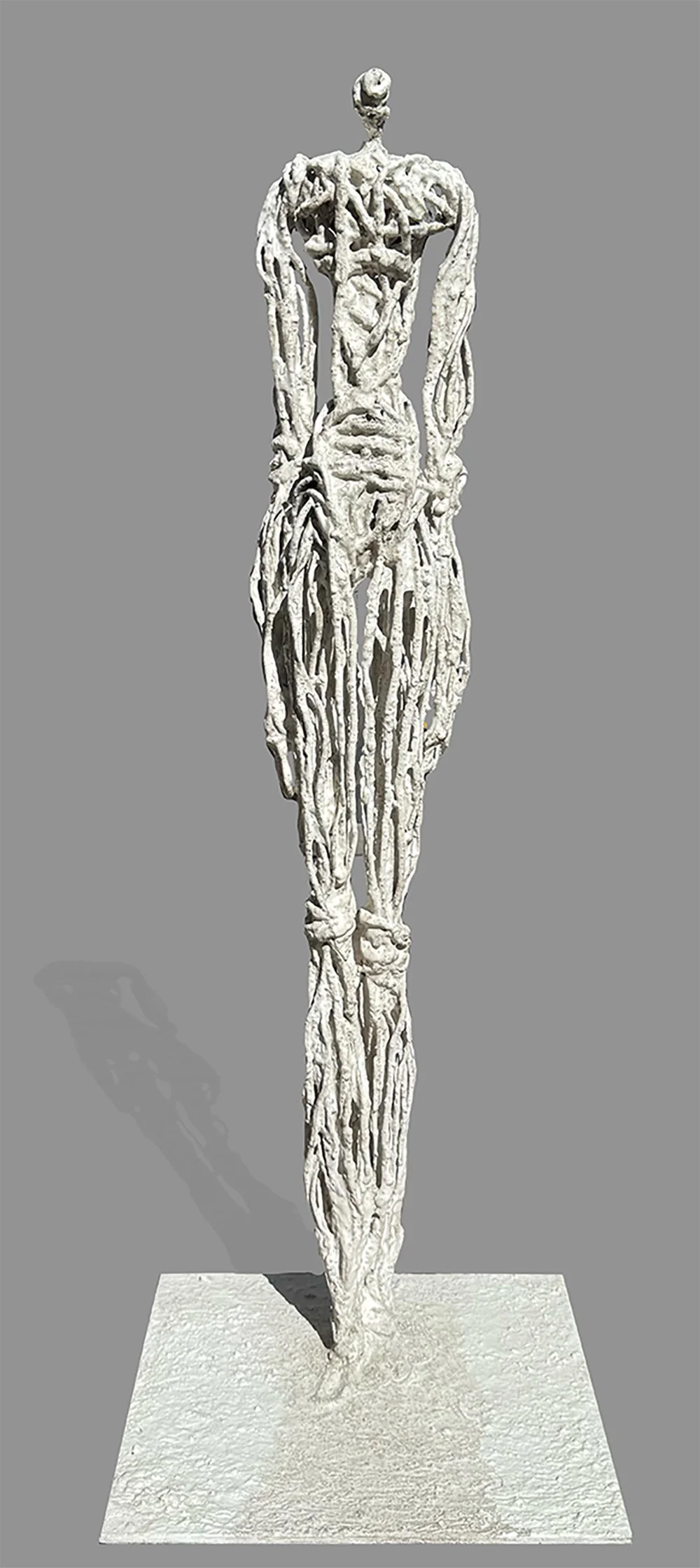 Hombre de Universo 
Acrílico y cemento - 80 x 30 x 30 cms  Colección Màquinas del Pensamiento  
 Inquire 