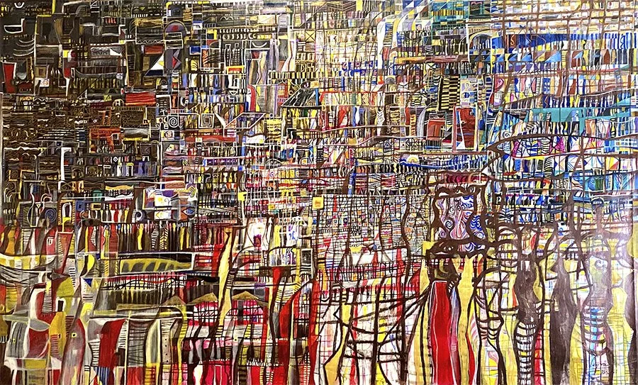 Fue Solo Una Noche 
150 x 250 cms - Acrílico s/tela  
 Inquire 