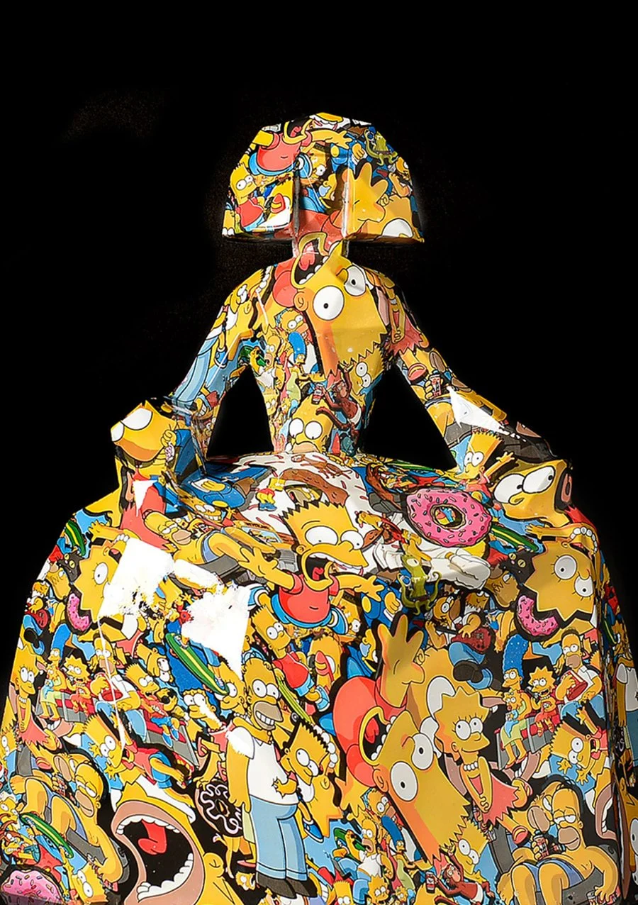 Menina Bartola 
52 cms. alto / 45 ancho / 32 profundo- Inspirada en la serie Los Simpson Fibra de vidrio, , 3.5 kg Menina en 32 cms. - resina  
 Inquire 