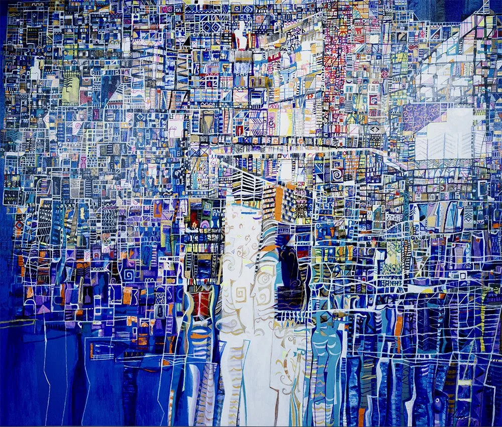 Sin titulo - 150 x 180 cms. Acrylic on canvas