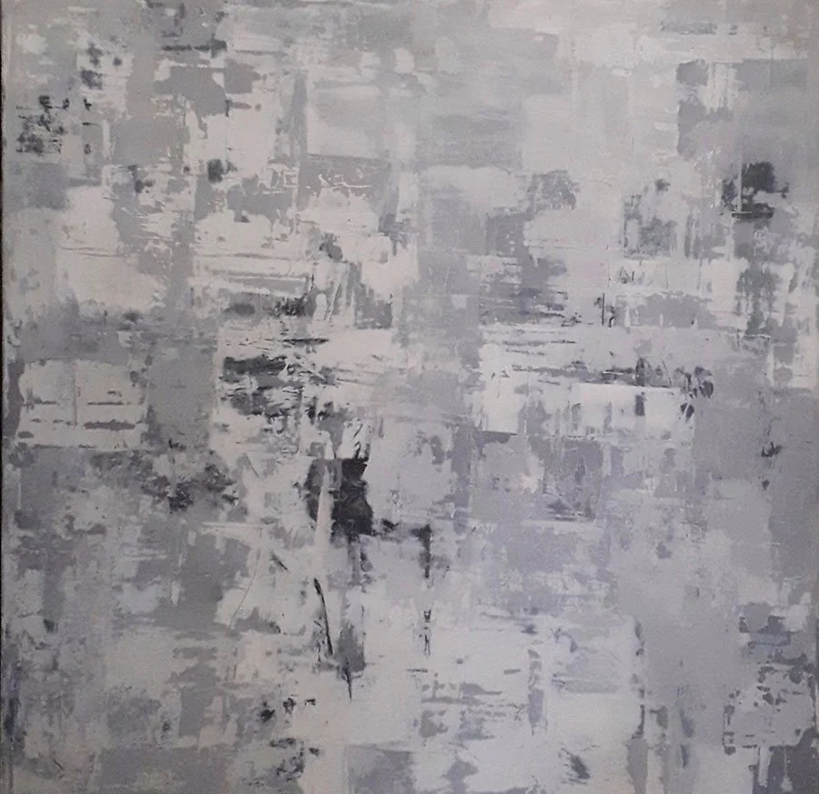 Sin Título I 
120 x 120 cms - Mixta sobre tela  
 Inquire 