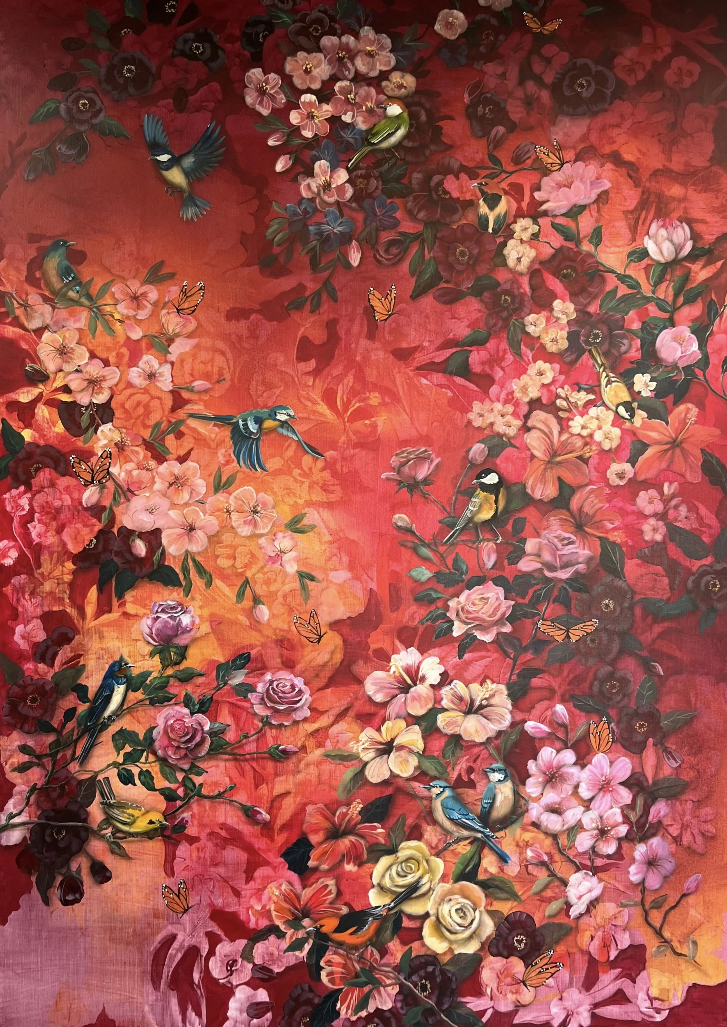 Rojo Amanecer  
200 x 140 cms - Acrylic on canvas  
 Inquire 