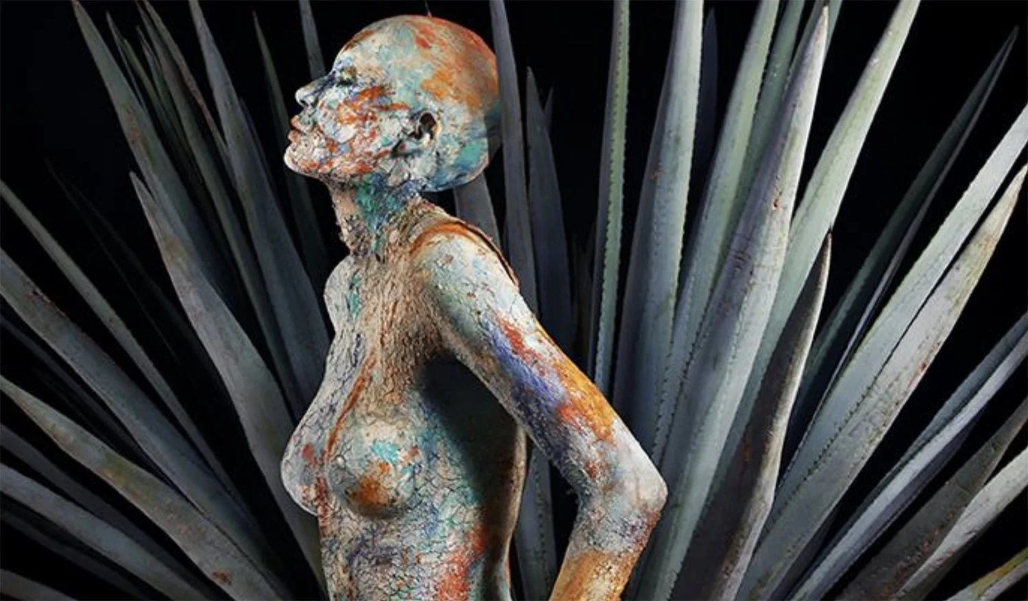 Agave 
136 x 191 cms - authorial photography , organic material applaied directly to the human body  
 Inquire 