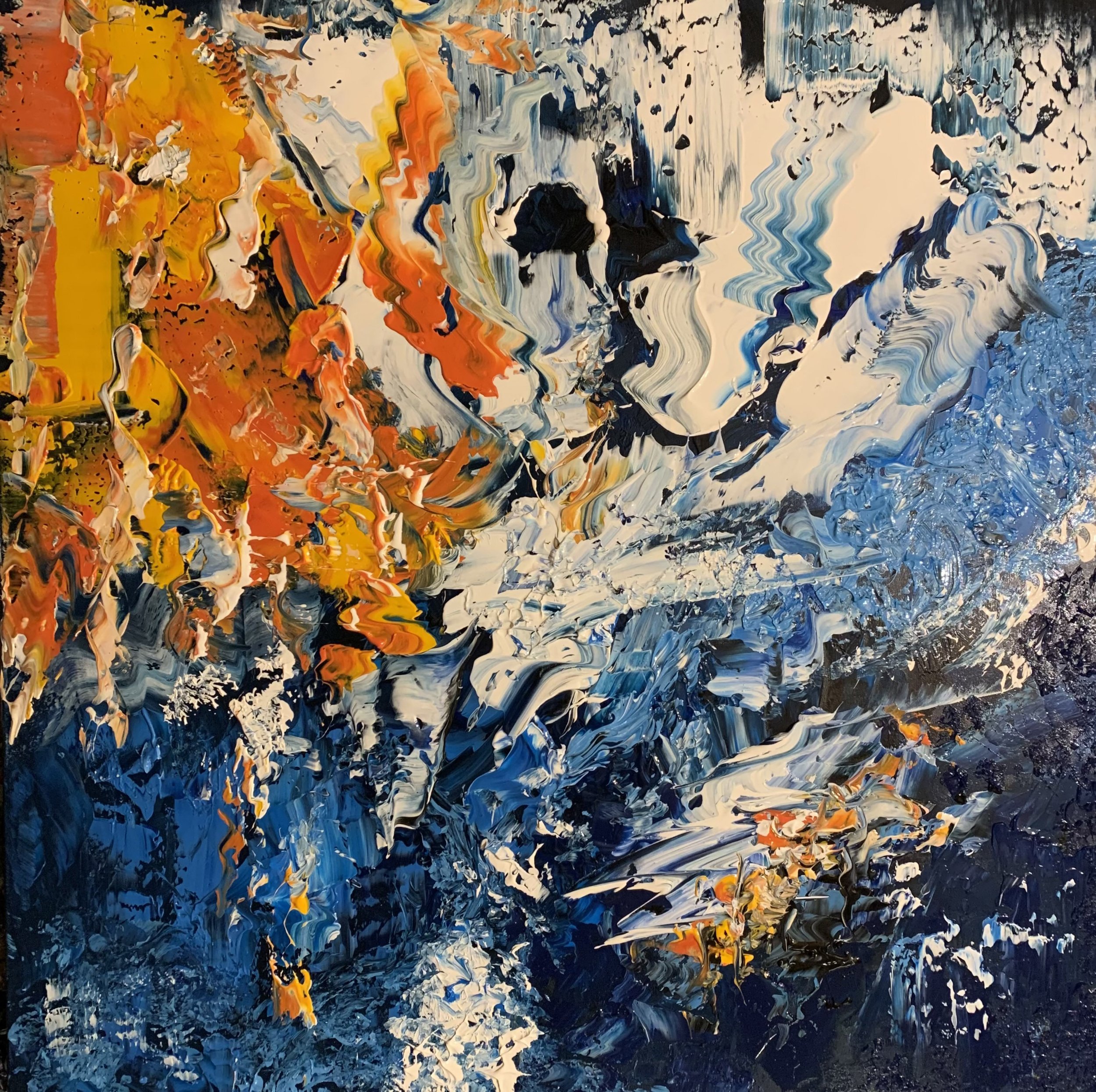 Vertical silence  
100 x 100 cms Técnica mixta s/tela  
 Consultar 