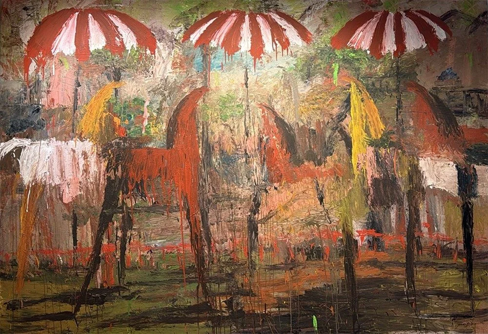 Sin Título 
220 x 320 cms - Acrílico s/tela  
 Inquire 