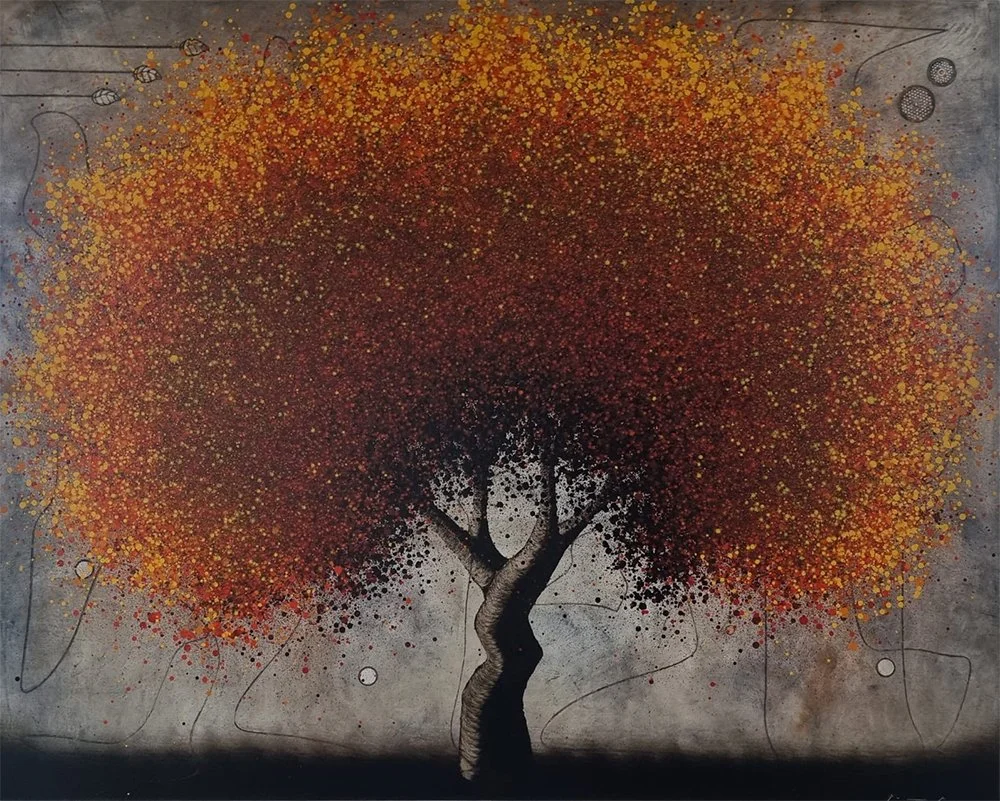Caminos de Luna - VENDIDA  
160 x 200 cms - Óleo s/tela  
 Consultar 
