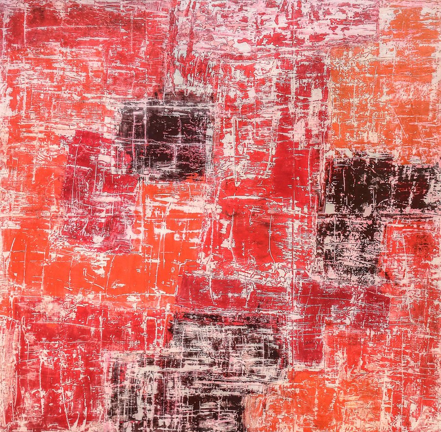 Sin Título Rojo 
140 x 140 cms - Mixta sobre tela  
 Inquire 