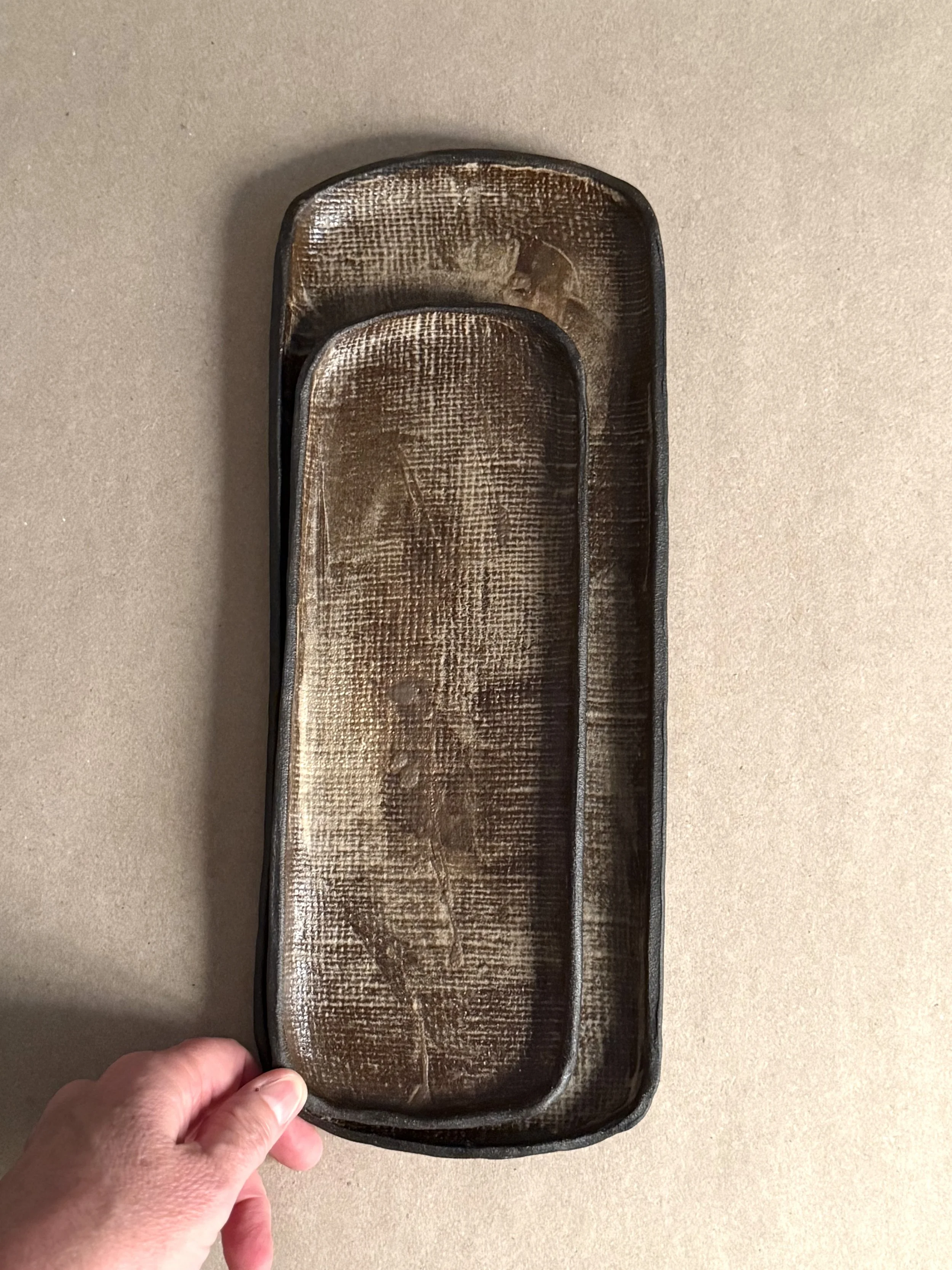 $85 - 12x5 & 10x3 inch nesting plates