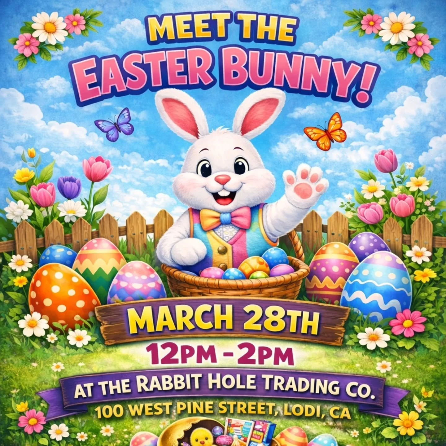 See you there! #easter #bunny🐰 #visitlodi #downtownlodi