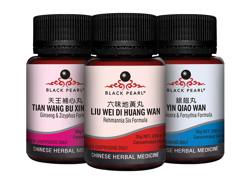 chinese herb formula bottles