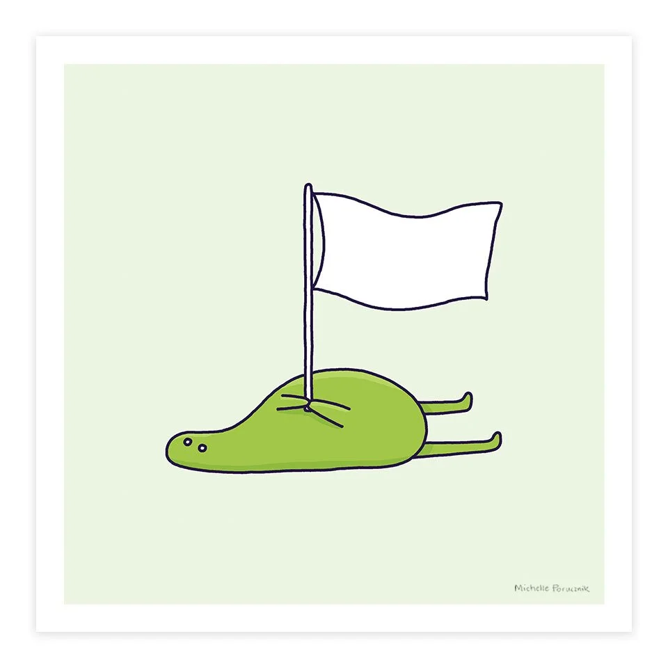 Art Print: Frank Gives Up