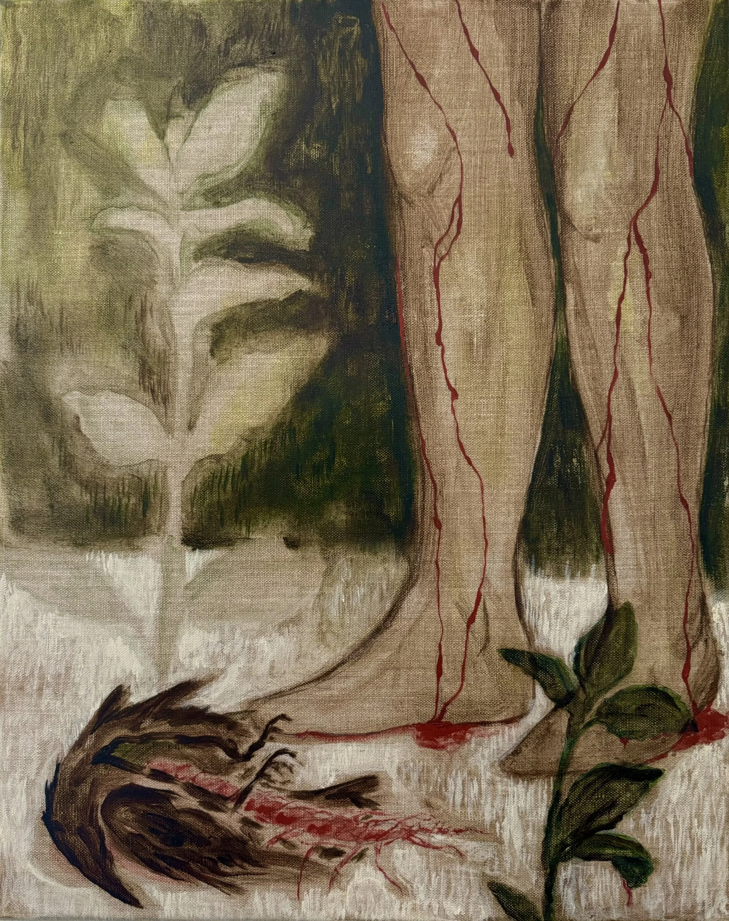 "untitled" (one of many dreams)
acrylic on linen
20x16 inches