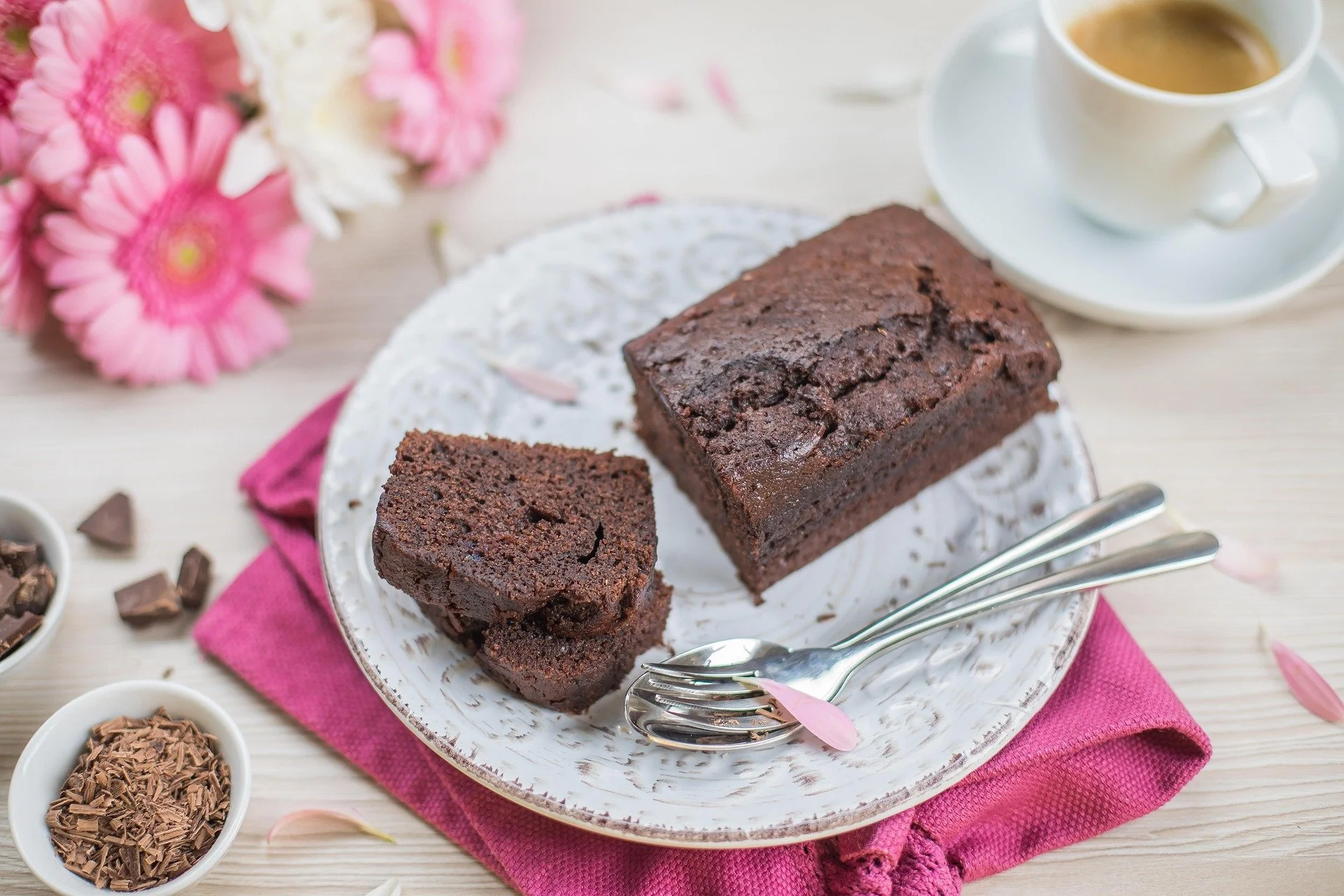 Gluten-free flourless chocolate cake