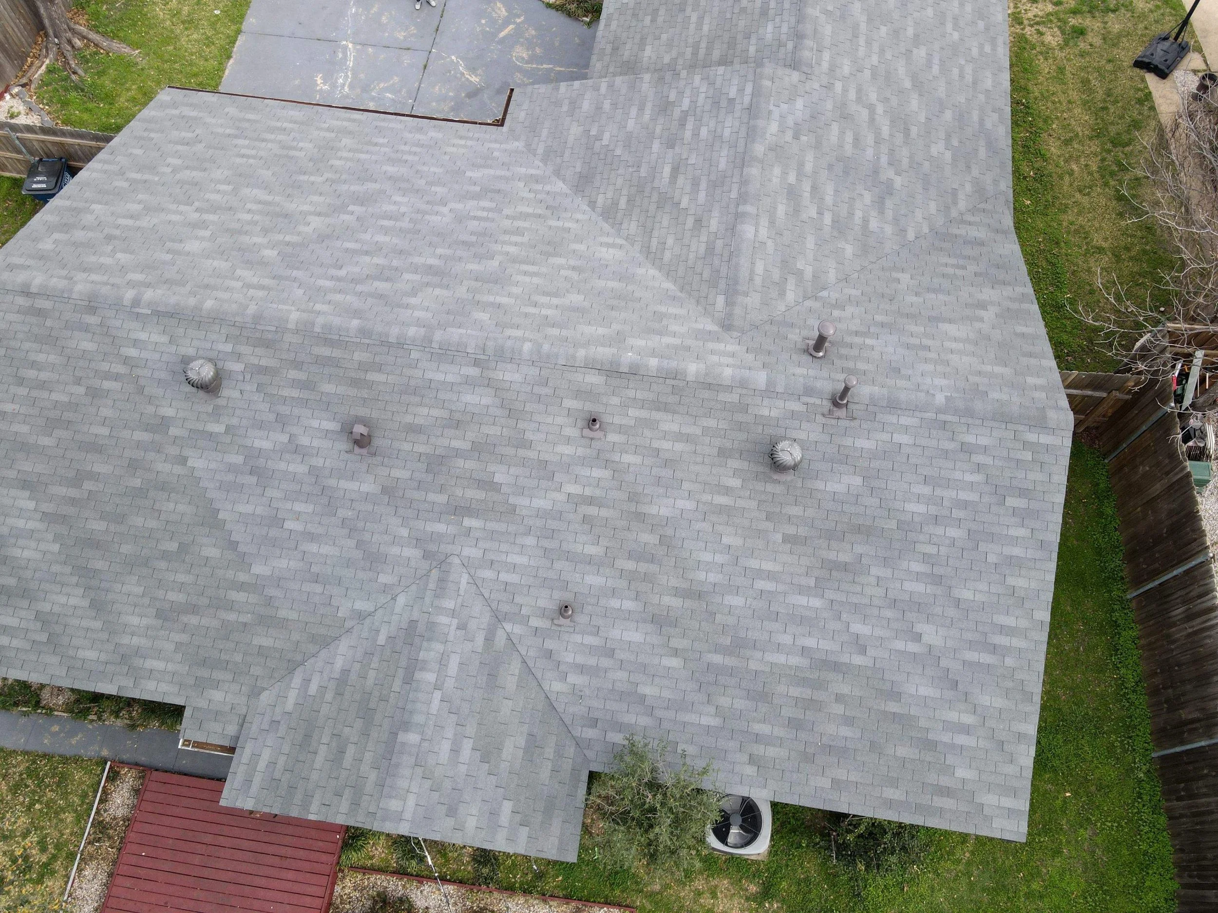 Residential Roofing Installation using Owens Corning Supreme Estate Gray