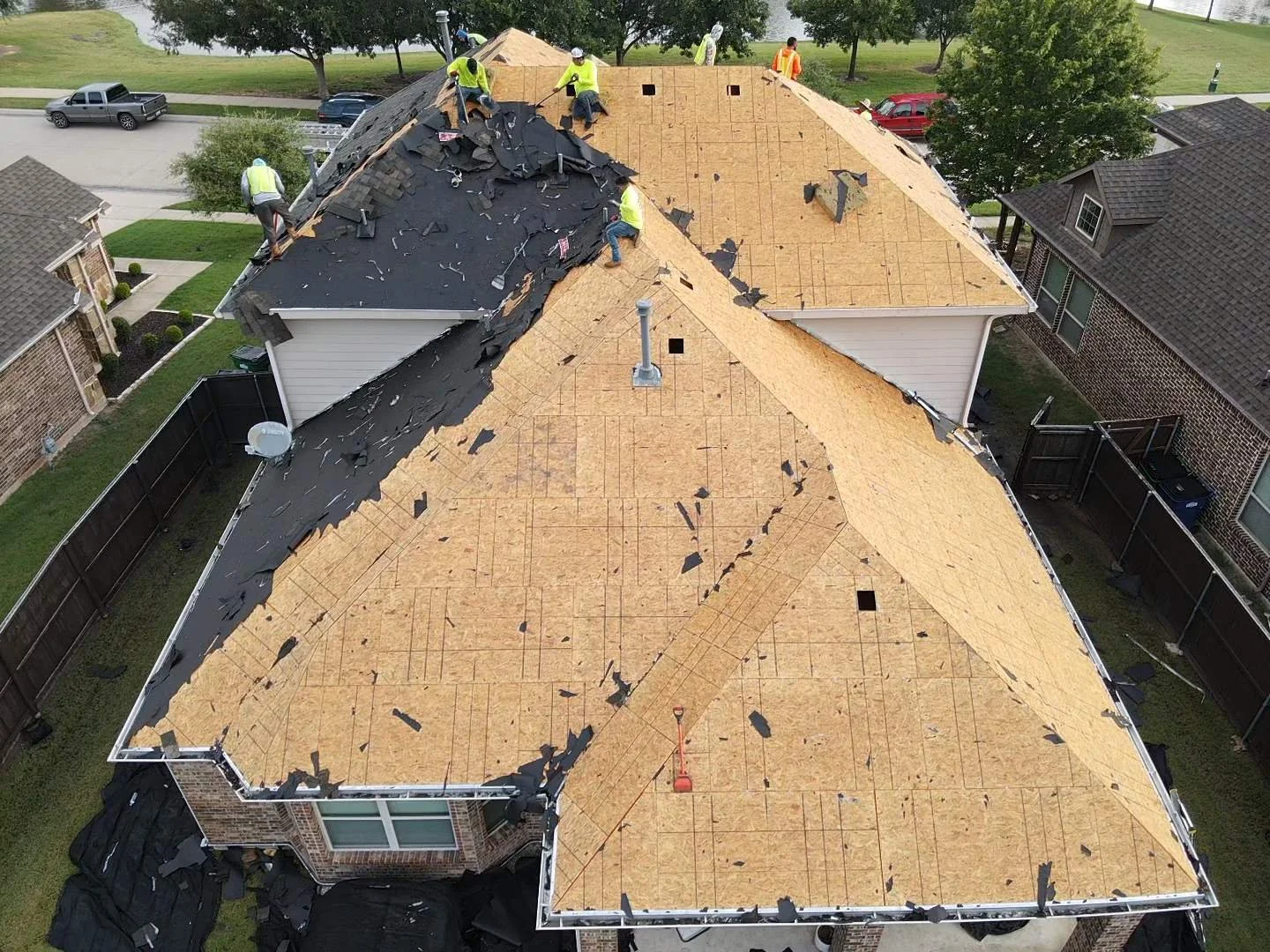 Roof replacement on a home in Royse City, TX