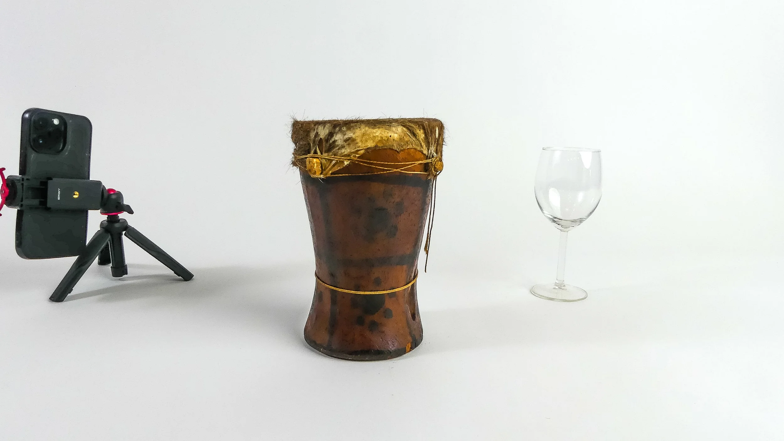 Authentic Hand-Carved African Djembe Drum